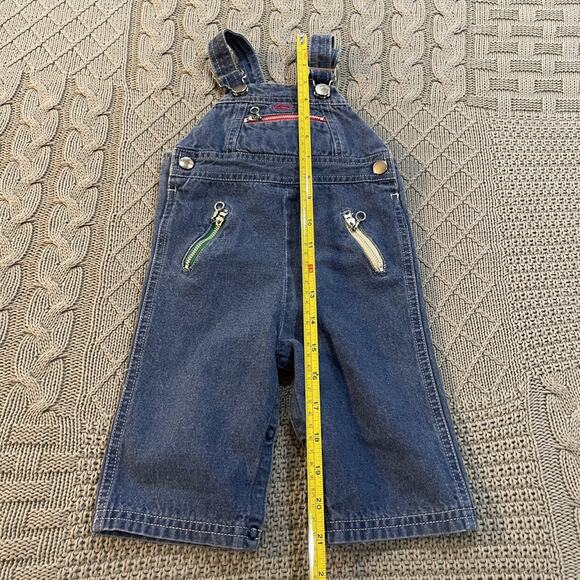 Vintage Izod Lacoste Bib Jean Overalls ~ 6/9M - Picture 6 of 11
